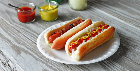 Image of 200 Medium Round Foam Disposable Plates - AVM