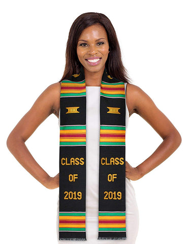 Image of Class of 2020 Kente Graduation Stole - AVM