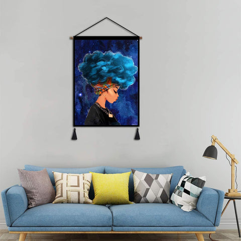 Image of Afro Girl Wall Art - AVM