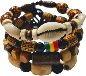 Adjustable Length Afrikan Bracelets and Necklaces for Men Women - AVM