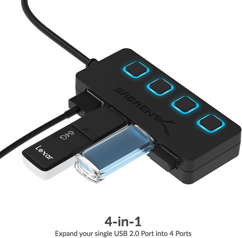 Image of 4-Port USB 2.0 Hub - AVM