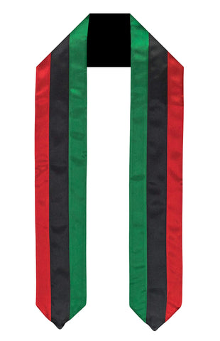 Image of Pan Afrikan Flag Graduation Sash/Stole - AVM