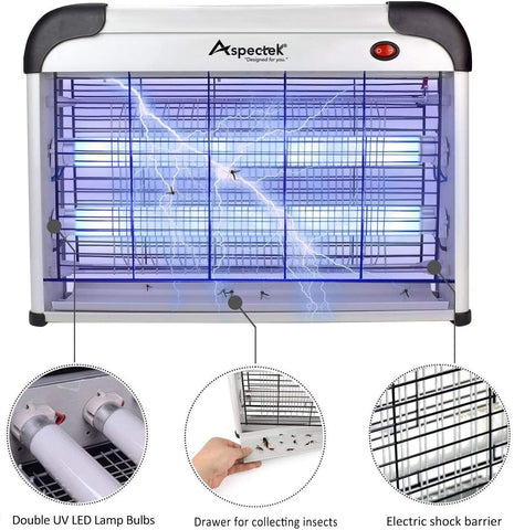 Image of 20W Electronic Bug Zapper, Insect Killer - AVM