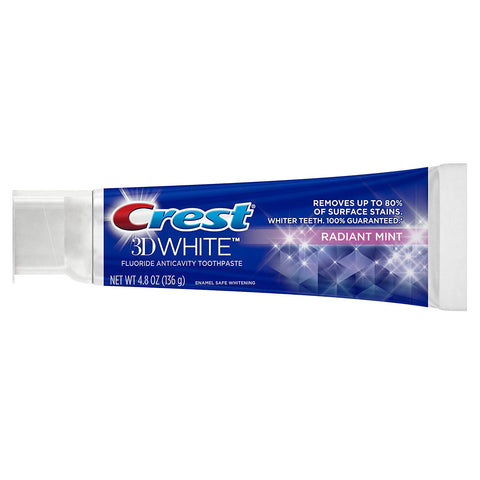 Image of Crest 3D White Toothpaste Radiant Mint 4.8 oz (3 pack) A47 - AVM