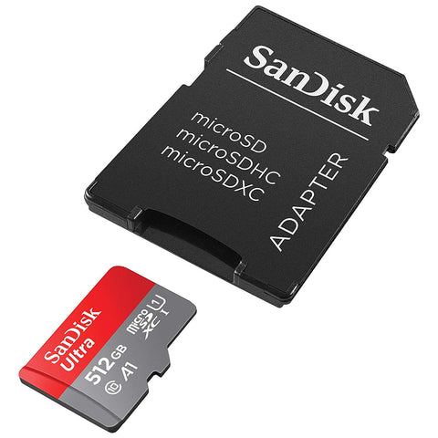 Image of 512GB Ultra Micro SD Memory Card with Adapter - AVM