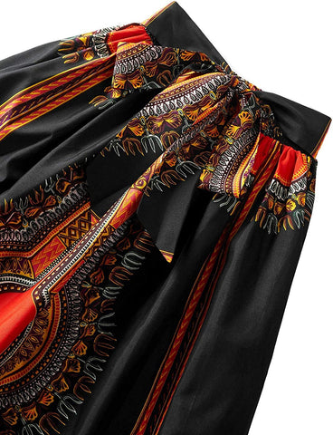 Image of Women Afrikan Print Skirt Ankara Maxi Skirt Dashiki Skirt - AVM