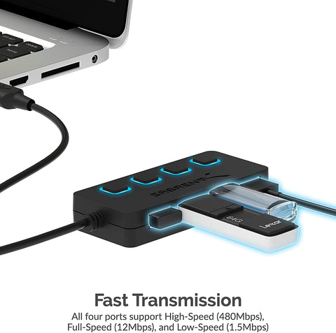 Image of 4-Port USB 2.0 Hub - AVM