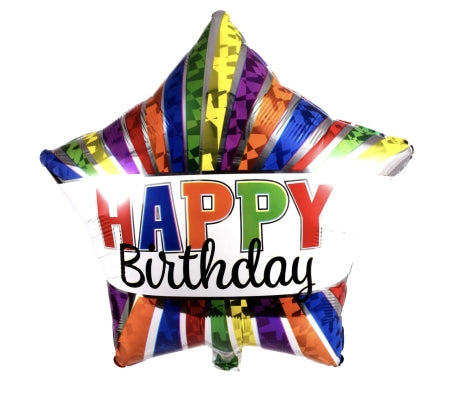 Image of Star Foil Balloons-3 count - AVM