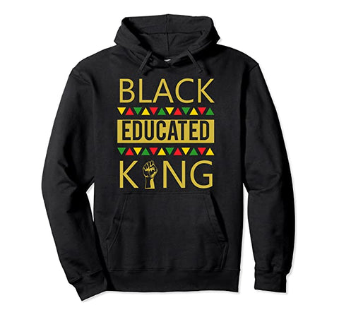 Image of "Black Educated King" Hoodie - AVM