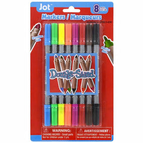 Image of Jot Double-Sided Fineline/Broadline Washable Markers- 2 pack - AVM