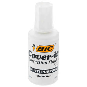 Image of Bic Cover-It Correction Fluid D20 - AVM