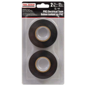 Image of Tool Bench Black Electrical Tape, 4 Count - AVM