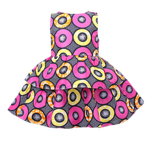 Afrikan Baby Girl Print Dress A14 - AVM