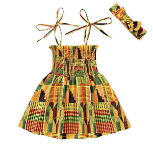 Afrikan Print Clothes Dashiki Style Outfit for girls - AVM