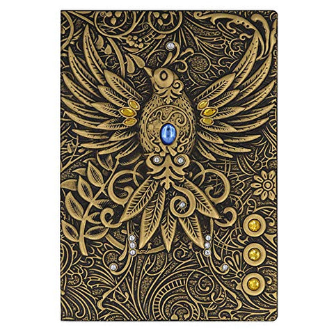 Image of Leather Writing Notebook Afrikan Elephant Journals Daily Weekly Monthly Planner - AVM