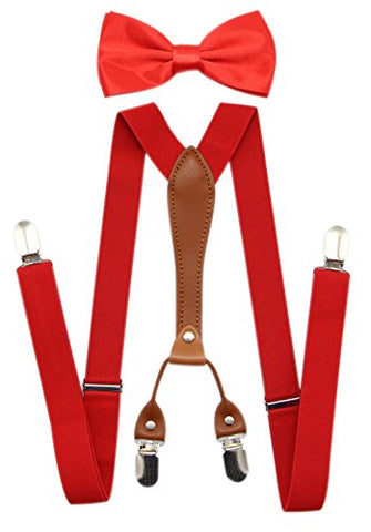 Image of Colored Suspenders & Bowtie Set - AVM