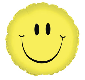 Smiley Face Foil Balloons- 2 Count - AVM
