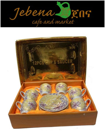 Image of 12PCS Cups and Saucer - AVM