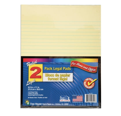 Image of Yellow Ruled Pads- D20 - AVM