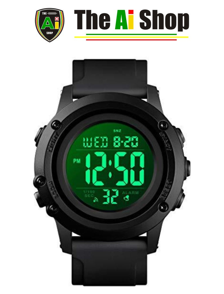 WS1400H-1AV | Black Digital Men's Sports Gear Watch | CASIO