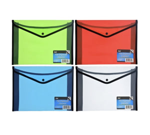 Plastic & Nylon File Folders with Snap Closure - AVM