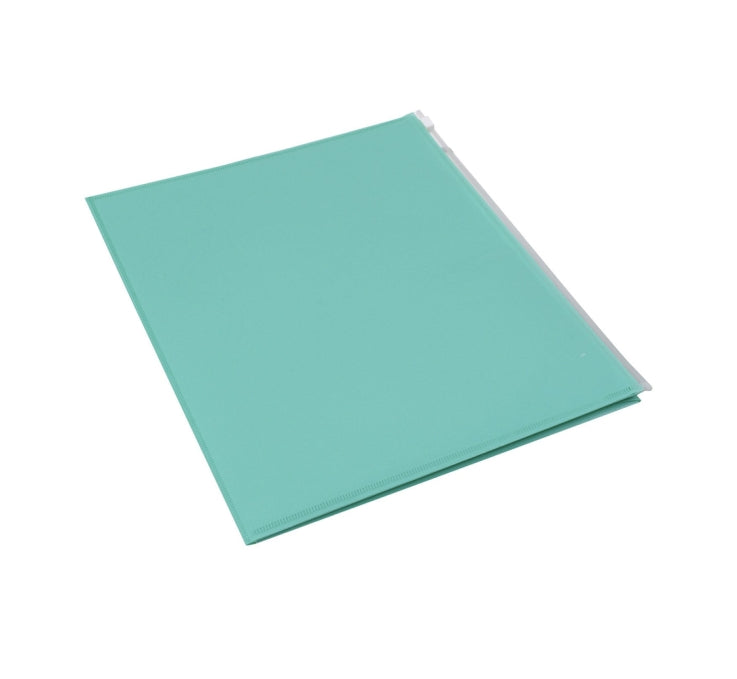 Plastic File Folders with Zip Cover Pockets - AVM
