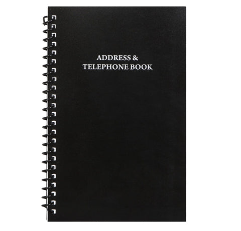 Image of Pocket Address Books with Black Vinyl Covers-3 count - AVM