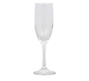 Tapered Glass Champagne Flutes, 6 Count
