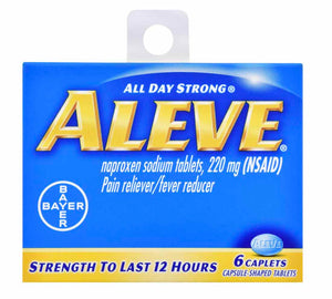 Aleve Caplets- 6 Caplets