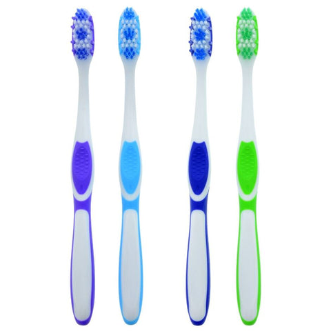 Image of Adult Soft-Bristled Toothbrushes- 4 count (2 packs) - AVM