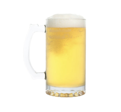 Image of Glass Sports Mugs with Handles- 4 count - AVM