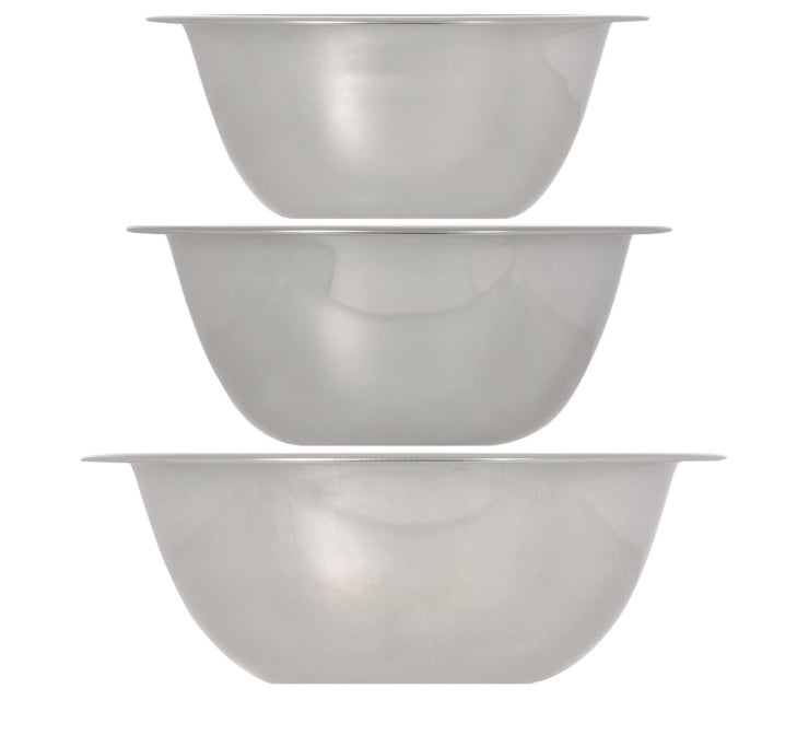 Stainless-Steel Mini Mixing Bowls- 3 count - AVM