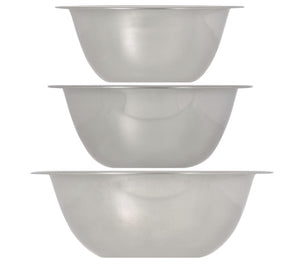 Stainless-Steel Mini Mixing Bowls- 3 count