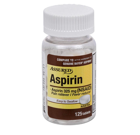 Image of Aspirin- 125 Tablets - AVM