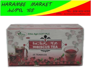 Hibiscus Ethiopian Tea (25 Teabags) - AVM