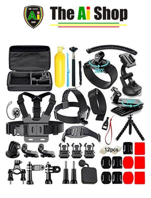 Soft Digits 50 in 1 Action Camera Accessories Kit - AVM