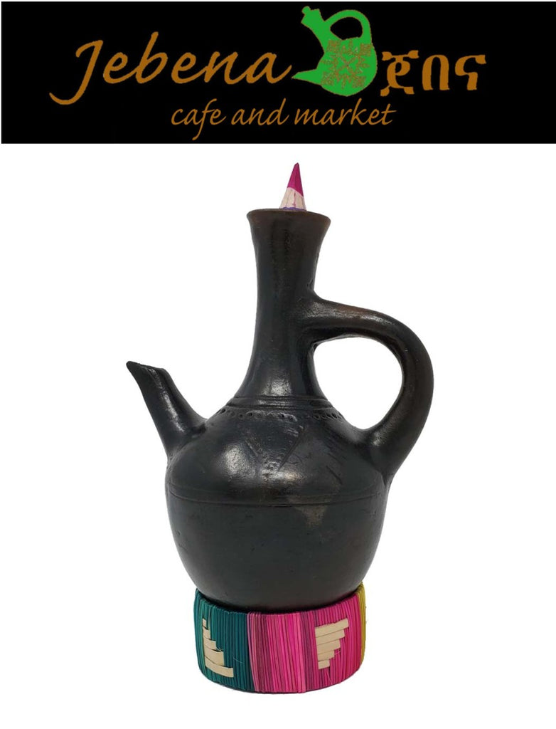 Jebena, Ethiopian and Eritrean Traditional Coffee Maker Made From Clay - AVM