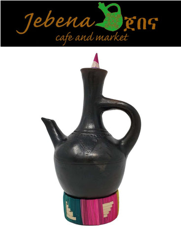 Image of Jebena, Ethiopian and Eritrean Traditional Coffee Maker Made From Clay - AVM