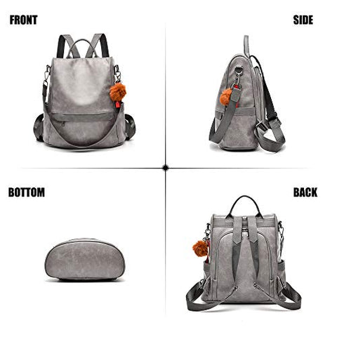 Image of Women Backpack Purse PU Leather - AVM