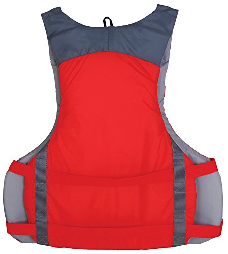 Oversize Fit Life Jacket/Personal Floatation Device, Red/Gray - AVM