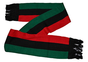 Pan-afrikan Flag Inspired Scarf