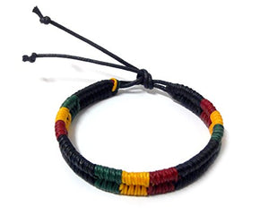 Rasta Plaided Hippie Bracelet - AVM