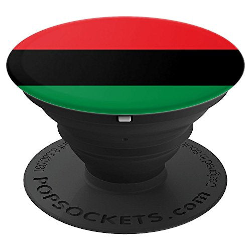 Pan Afrikan Flag PopSockets Grip and Stand for Phones and Tablets - AVM