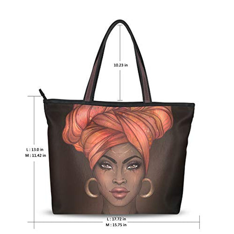 Image of Woman Bag Shoulder Handbag for Work Travel Business Beach Shopping School - AVM