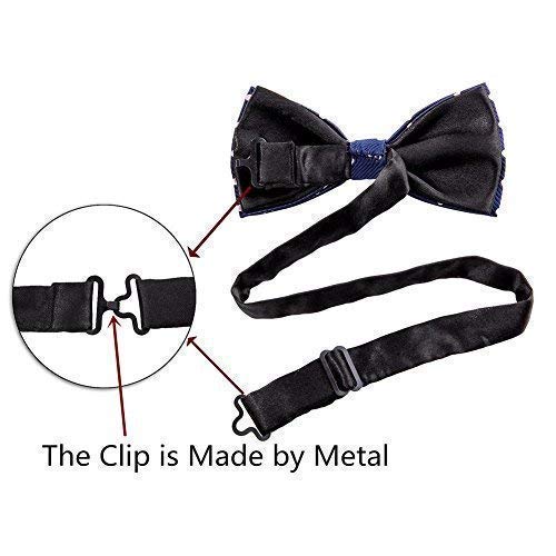 8 PACKS Elegant Adjustable Pre-tied bow ties for Men And Boys - AVM
