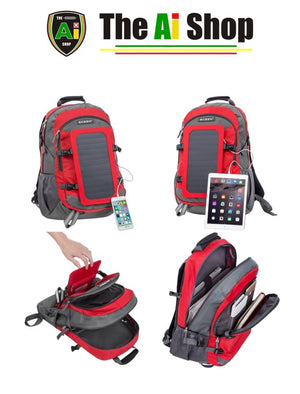 Smart Hiking Backpack, provides solar power - AVM