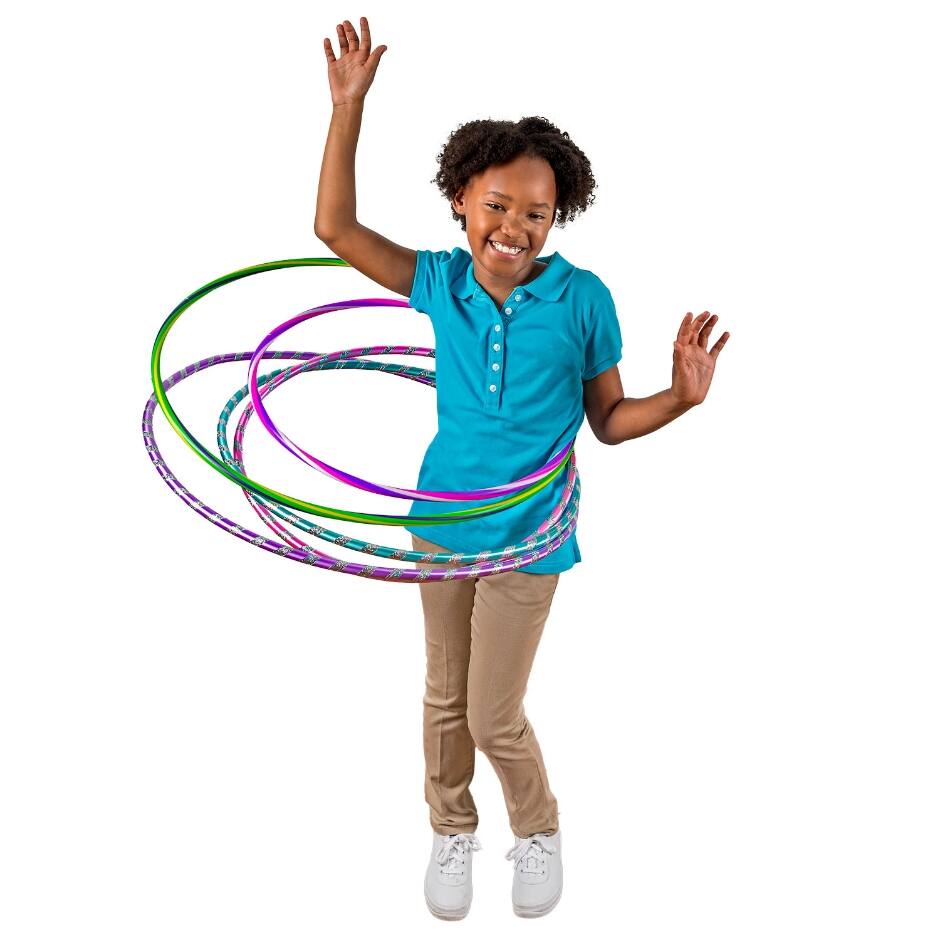 Colorful Assorted Plastic Fun Hoops- 3 count - AVM