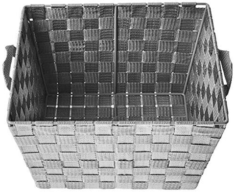 Image of Woven Baskets, Gray, 2-Pack - AVM