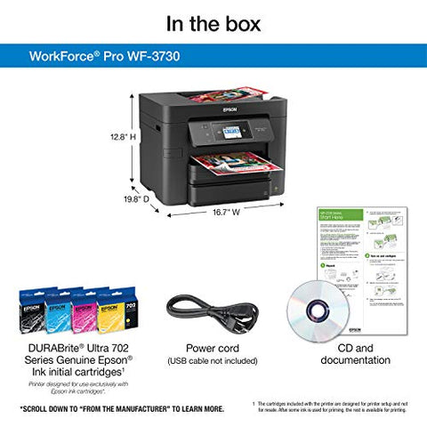 Image of All-in-One Wireless Color Printer with Copier, Scanner, Fax and Wi-Fi Direct - AVM