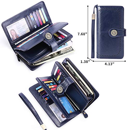 Women's Wallets, Large Capacity with RFID Protection - AVM